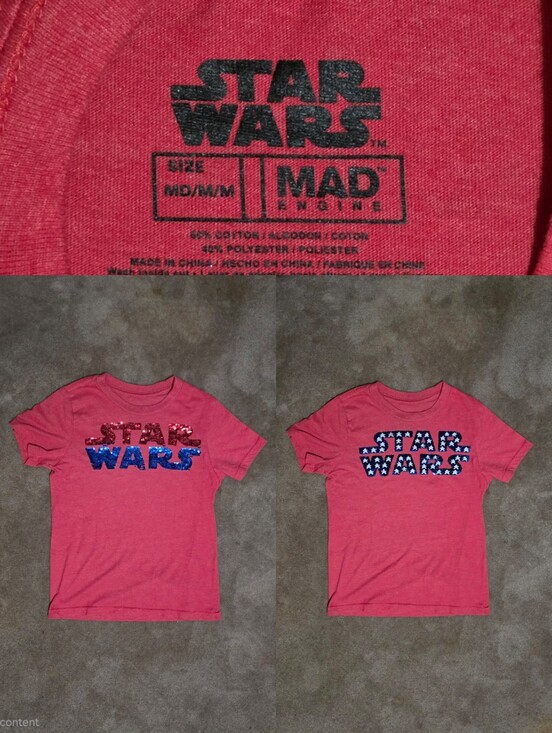 MAD Engine Other - Kids Star Wars Red White & blue Tee Sz Med 10/12